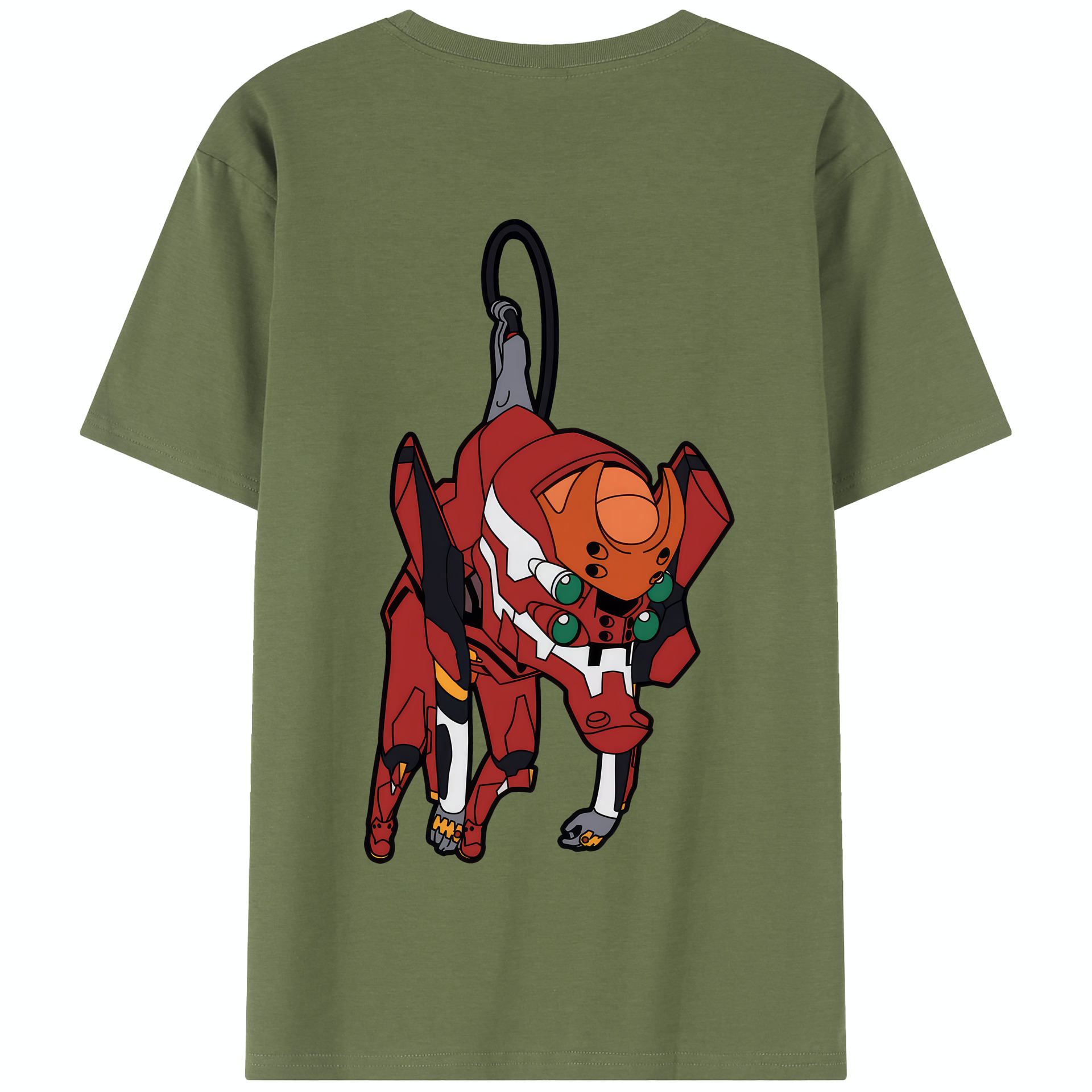 （画像用） EVA 新世紀エヴァンゲリオン 綿100％半袖Tシャツ（背面プリント）